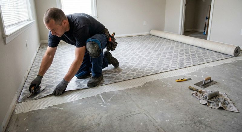 Sheet Linoleum Installation in Lakeland, FL