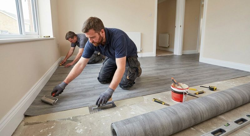 Sheet Linoleum Installation in Lutz, FL